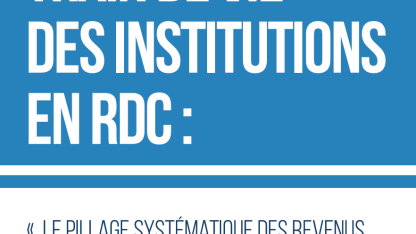 Le train de vie des institutions en RDC
